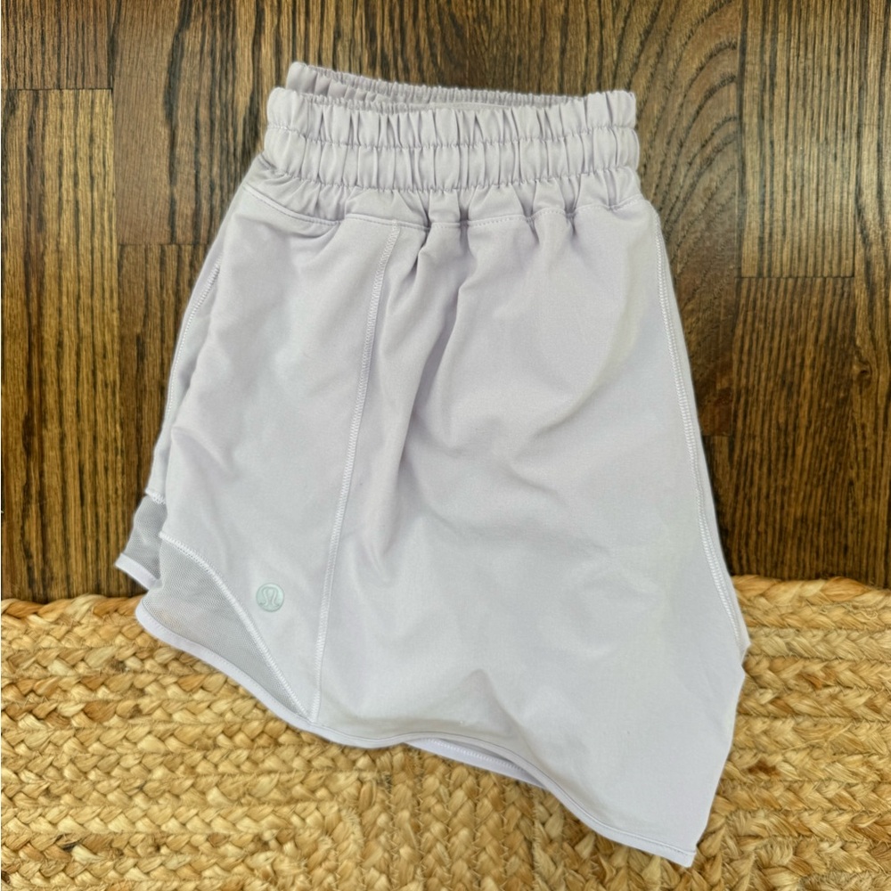lululemon athletica Light Lavender Hotty Hot Shorts